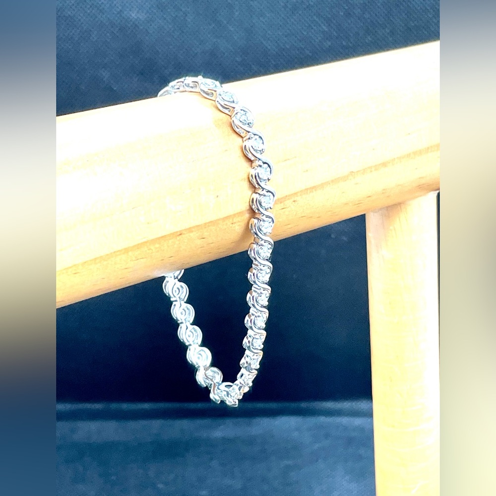 OTC Sterling Diamond Tennis Bracelet. 68
